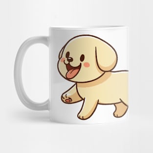 kawaii yellow labrador retriever puppy Mug